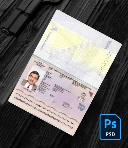 Bosnia and Herzegovina passport PSD